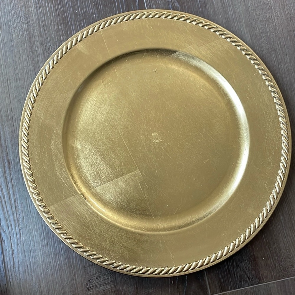 Gold Charger Plate